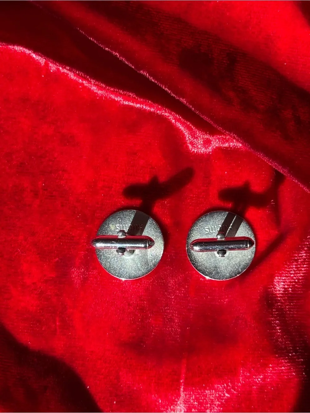 Swank Silver-Tone Cufflinks